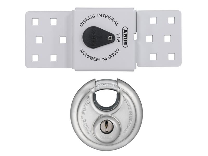 142 Series Sliding Door Van Lock & 26/70mm Diskus® Padlock, ABUS Mechanical