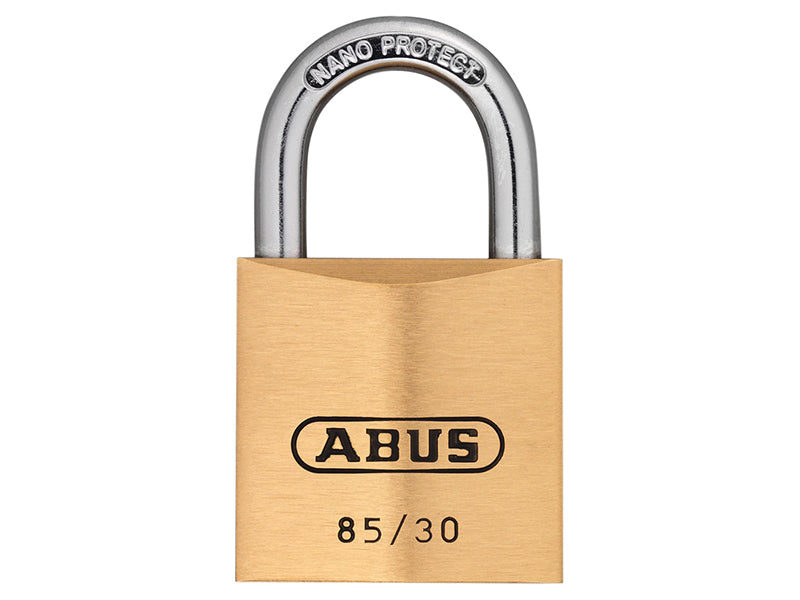 85/30mm Brass Padlock Carded, ABUS Mechanical