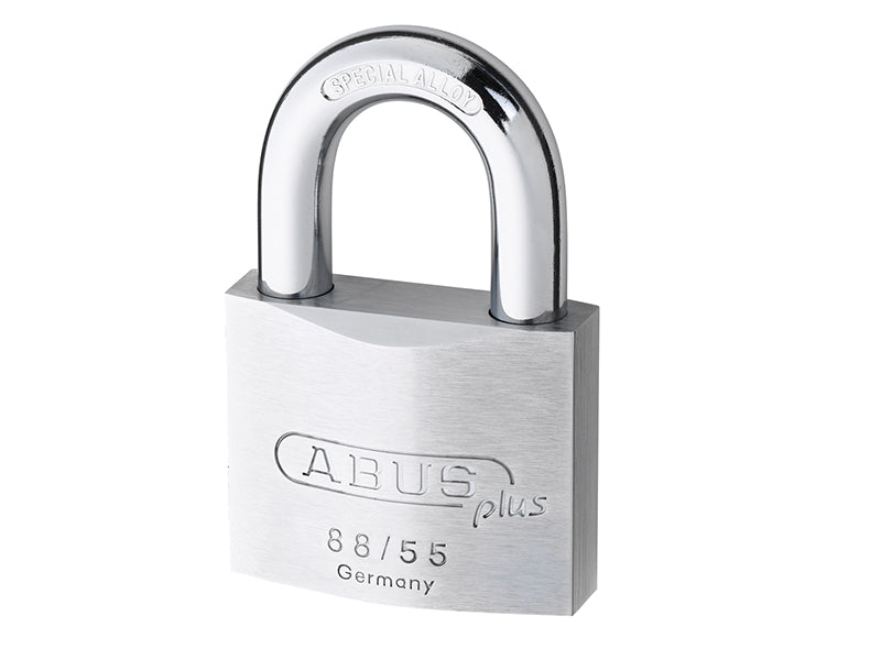 88RK/50mm Brass PLUS Cylinder Padlock Rekeyable Carded, ABUS Mechanical