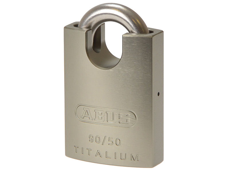 90RK/50mm TITALIUM™ Padlock Closed Shackle Keyed Alike 2745, ABUS Mechanical