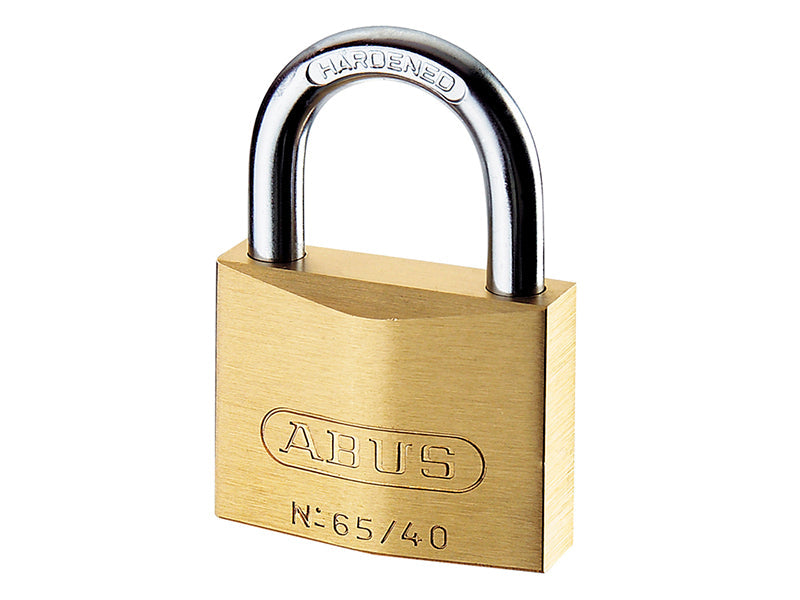 65/40mm Brass Padlock Master Keyed MK65401, ABUS Mechanical