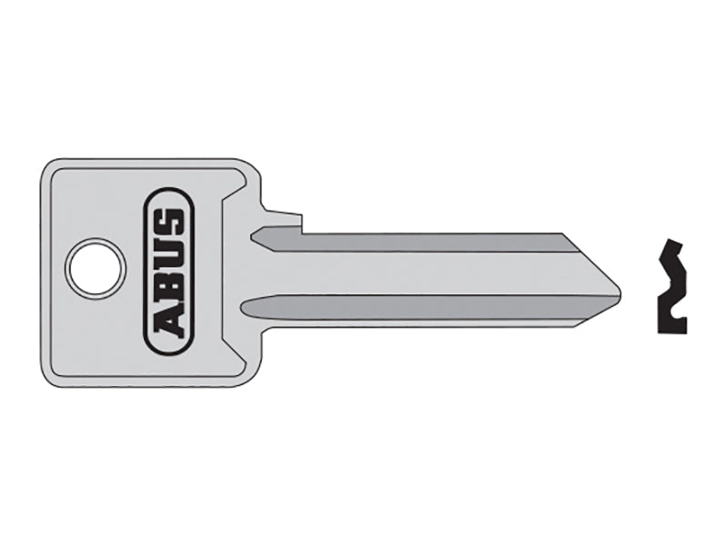 85/30 30mm Right Hand Key Blank, ABUS Mechanical