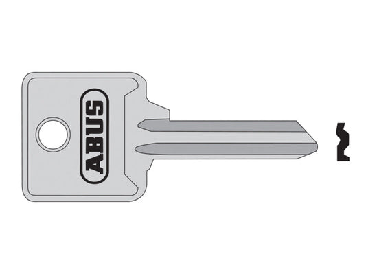 85/40 40mm Right Hand Key Blank, ABUS Mechanical