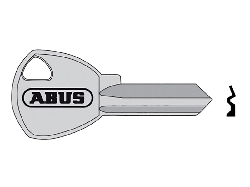 65/25 25mm New Profile Key Blank, ABUS Mechanical