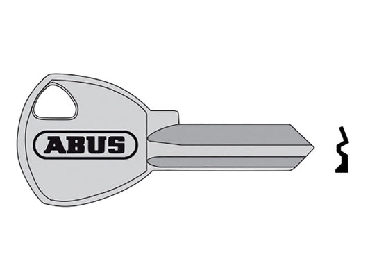 65/25 25mm New Profile Key Blank, ABUS Mechanical