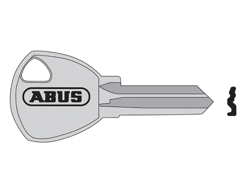 65/30 30mm New Profile Key Blank, ABUS Mechanical