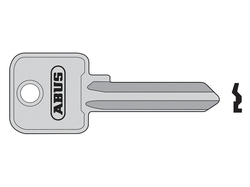 90RK/50 Key Blank (6 Pin), ABUS Mechanical