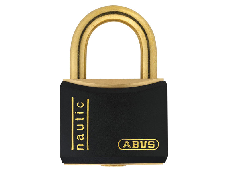 T84MB/40mm Black Rustproof Padlock, ABUS Mechanical