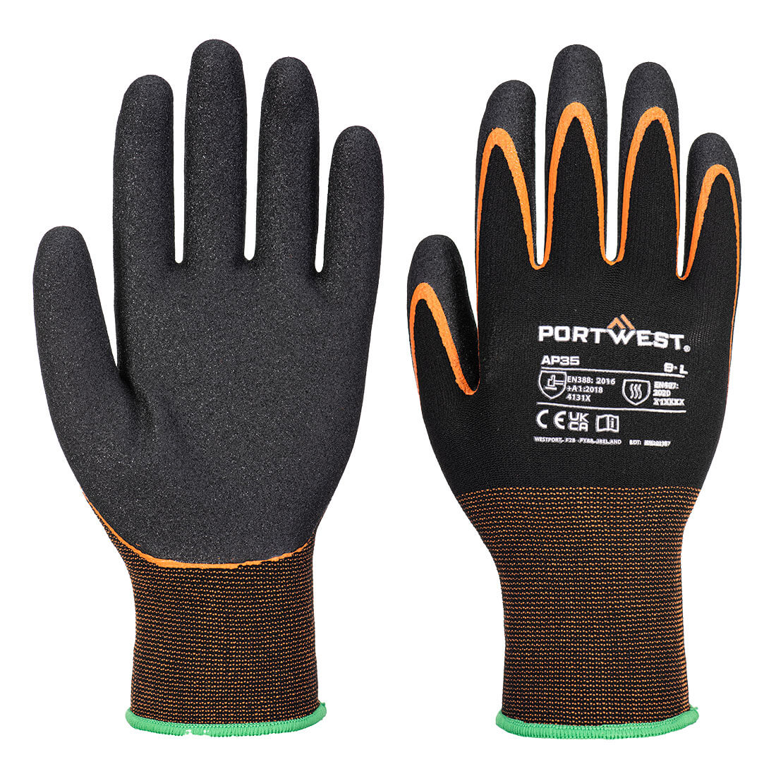 Grip 15 Nitrile Double Palm Glove, Morgans PW