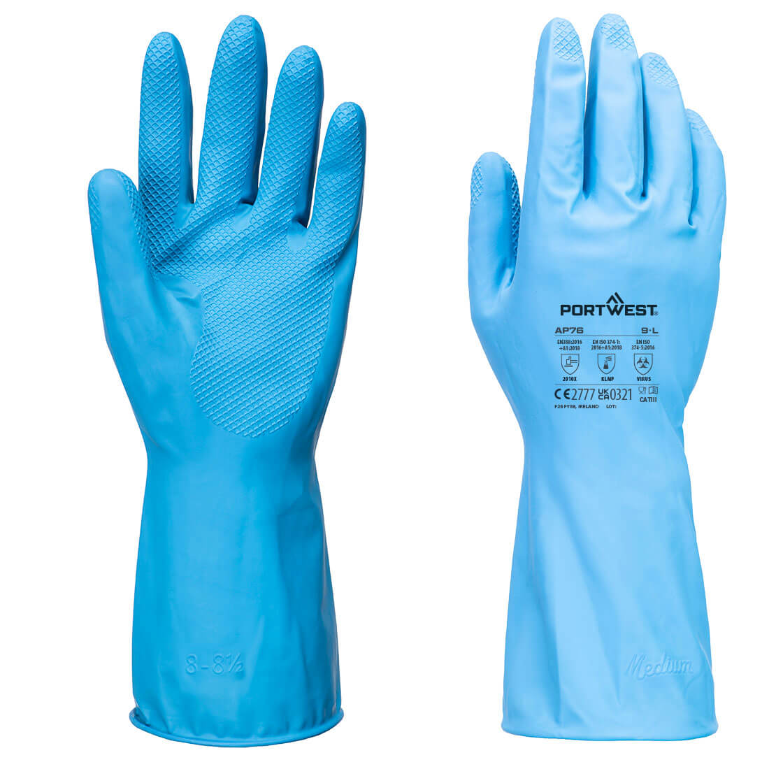 FD Chemical B Latex Light Gauntlet (Pk12), Morgans PW