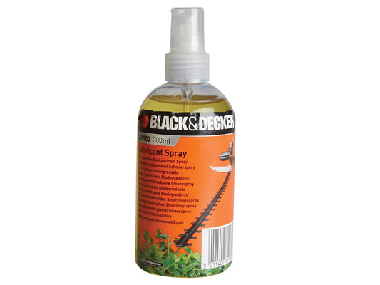 A6102 Hedge Trimmer Oil Spray 300ml, Black & Decker