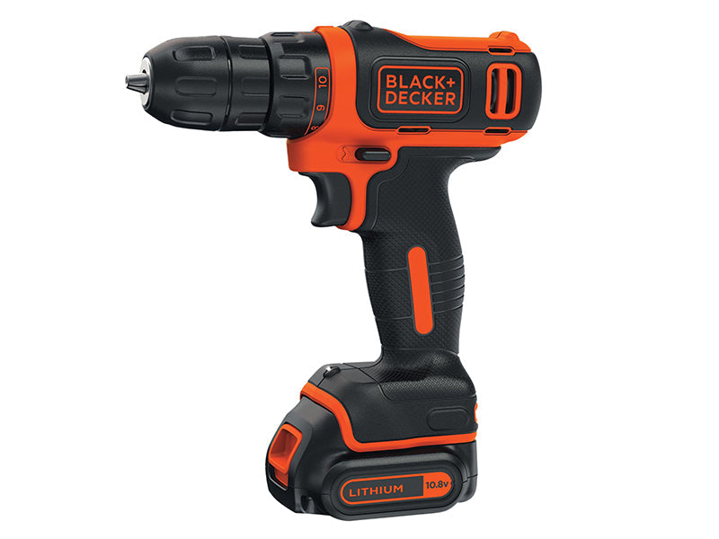 BDCDD12 Ultra Compact Drill Driver 10.8V 1 x 1.5Ah Li-ion, Black & Decker