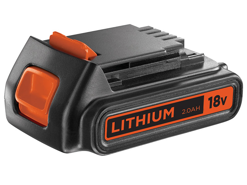 BL2018 Slide Battery Pack 18V 2.0Ah Li-ion, Black & Decker