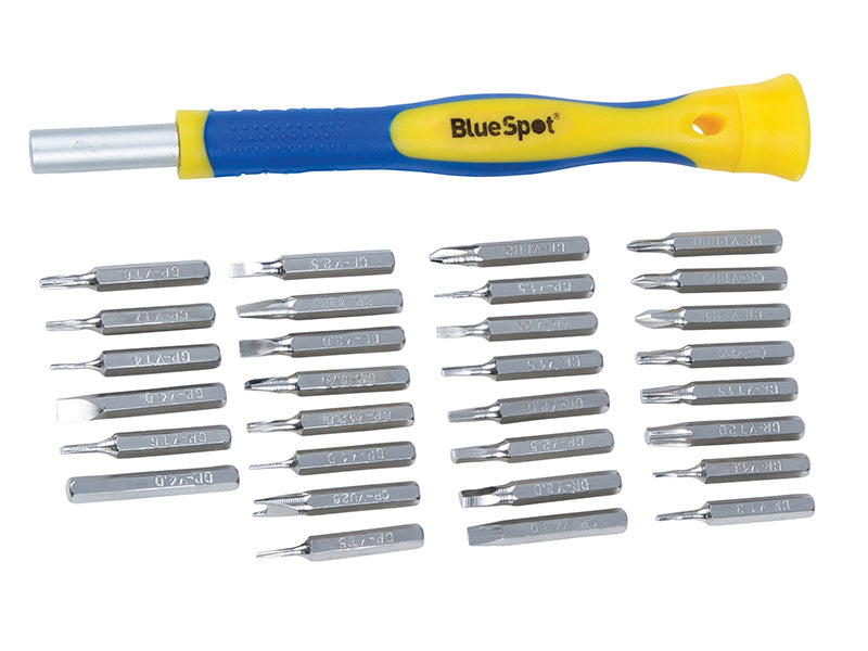 Precision Driver Set, 31 Piece, BlueSpot Tools