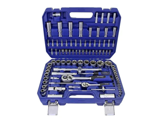 1/2in & 1/4in Metric Socket Set, 94 Piece, BlueSpot Tools