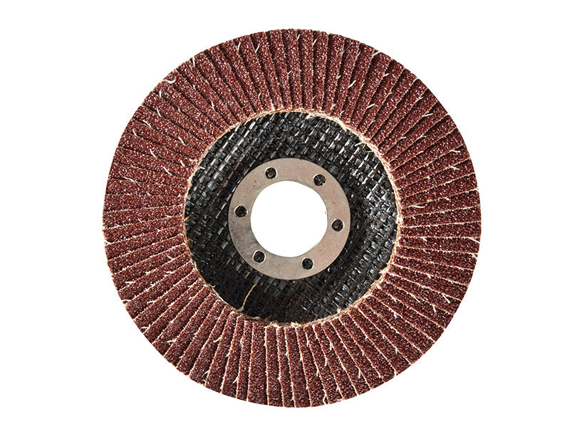 Sanding Flap Disc 115mm 40 Grit, BlueSpot Tools