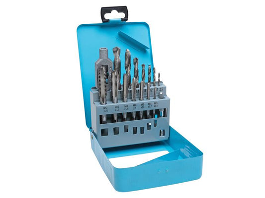 Drill & Tap Set, 15 Piece, BlueSpot Tools