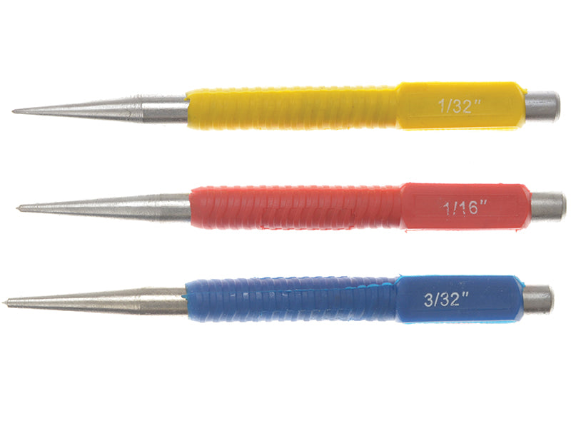 Centre Punch Set, 3 Piece, BlueSpot Tools