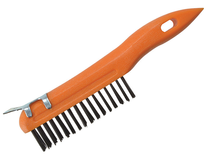 Plastic Wire Brush & Scraper, BlueSpot Tools