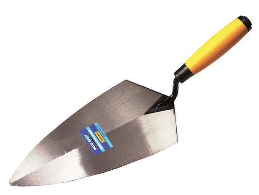 Philadelphia Pattern Brick Trowel Soft Grip Handle 280mm (11in), BlueSpot Tools