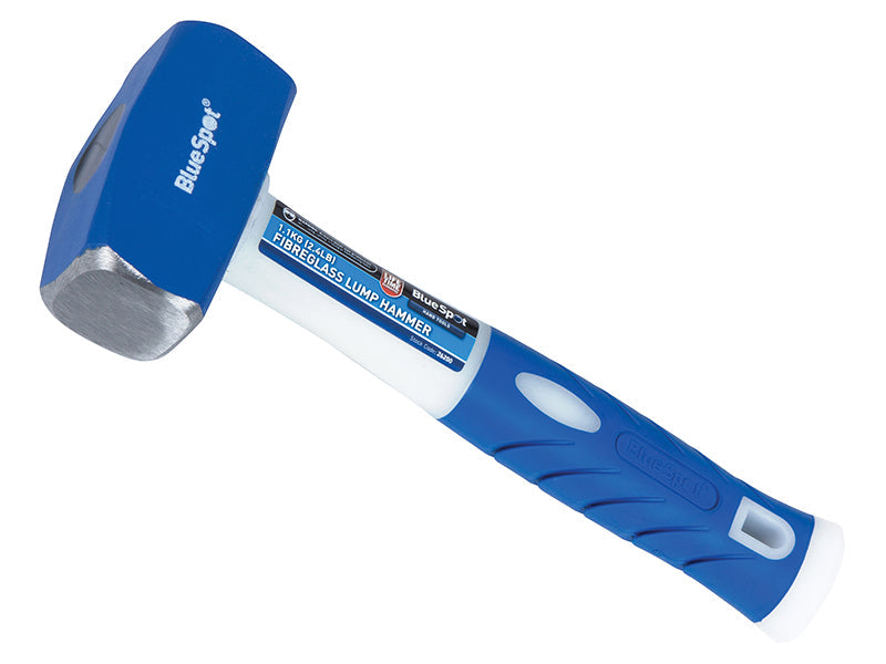 Club Hammer Fibreglass Handle 1.13kg (2.1/2 lb), BlueSpot Tools