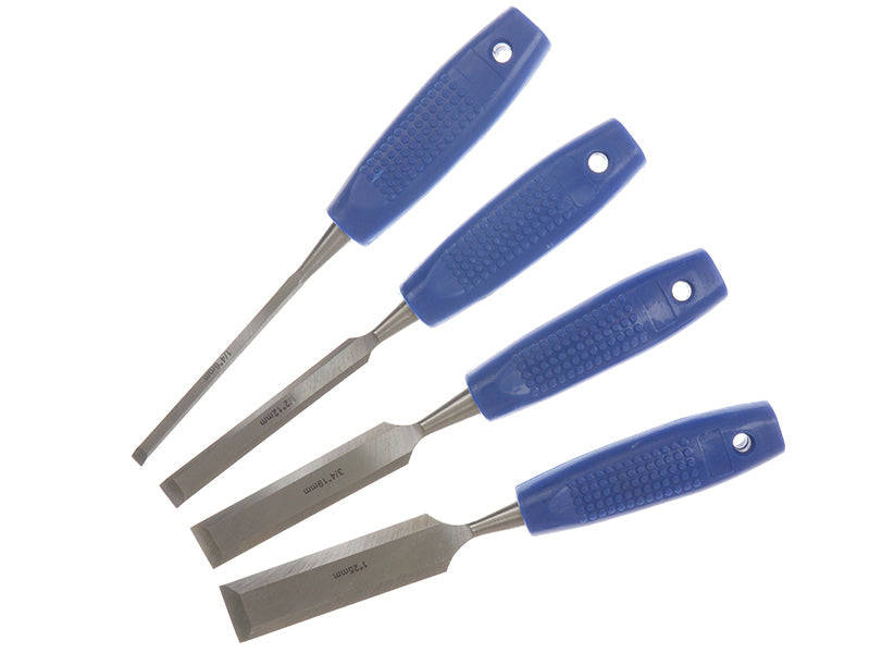 Wood Chisel Set, 4 Piece, BlueSpot Tools