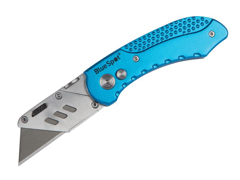 Professional Folding Utility Knife, BlueSpot Tools