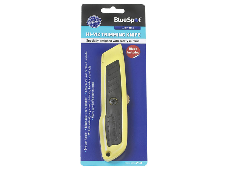 Trimming Knife with Soft Grip, BlueSpot Tools