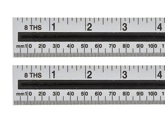 Aluminium Ruler 300mm (12in), BlueSpot Tools