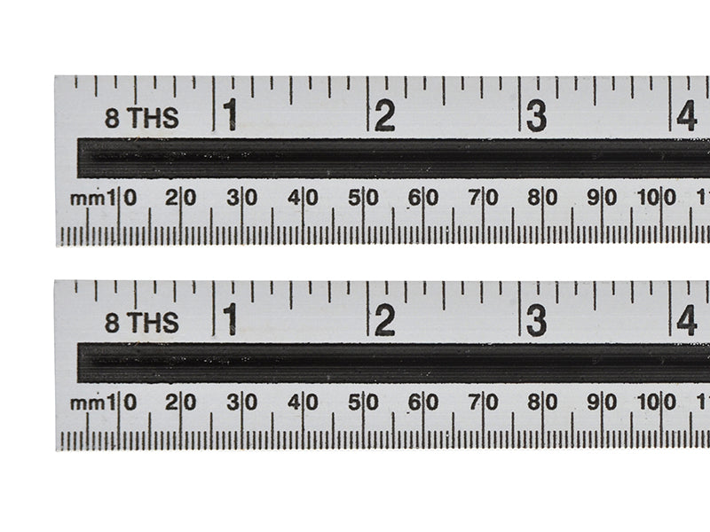 Aluminium Ruler 600mm (24in), BlueSpot Tools