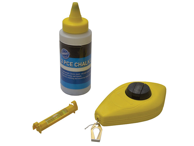 Chalk Line Set, 3 Piece, BlueSpot Tools