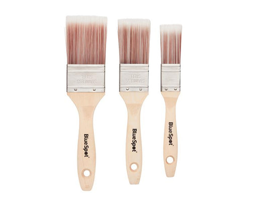 Synthetic Paint Brush Set, 3 Piece, BlueSpot Tools