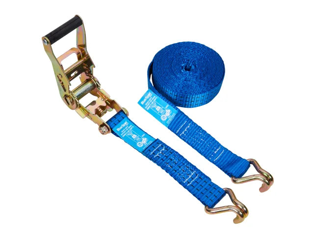 Heavy-Duty Ratchet Tie Down 38mm x 6m, BlueSpot Tools