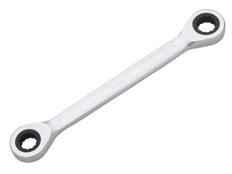 Double End Ratchet Spanner (11-13mm), BlueSpot Tools