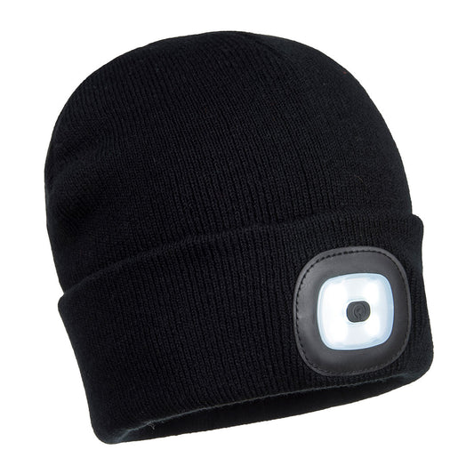 Rechargeable Twin LED Beanie, Morgans PW