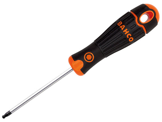 BAHCOFIT Screwdriver Hex Ball End 6.0 x 125mm, Bahco