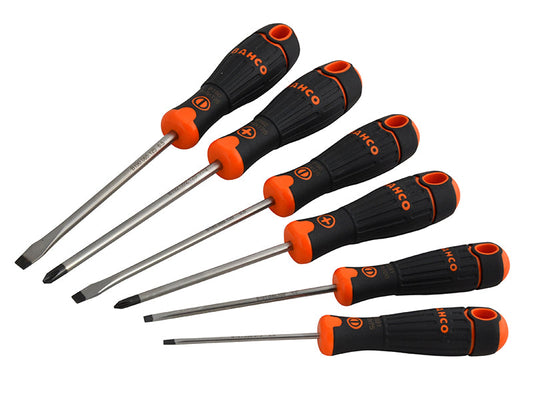 BAHCOFIT Screwdriver Set, 6 Piece, Bahco