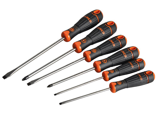 BAHCOFIT Screwdriver Set, 6 Piece, Bahco