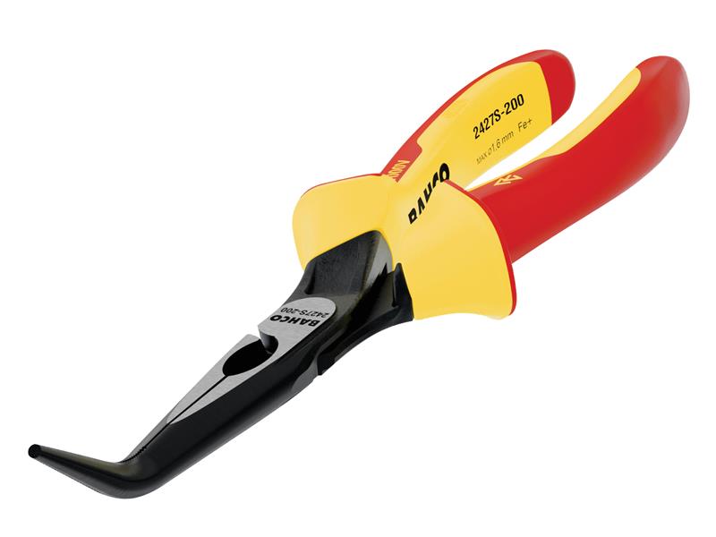 2427S ERGO™ Insulated 45° Bent Nose Pliers 200mm (8in), Bahco