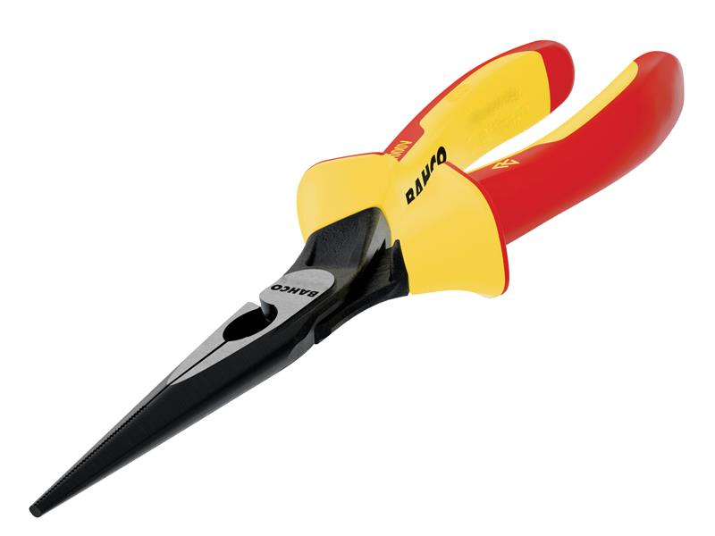 2430S ERGO™ Insulated Long Nose Pliers 140mm (5.1/2in), Bahco