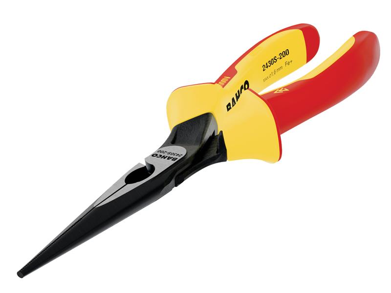 2430S ERGO™ Insulated Long Nose Pliers 200mm (8in), Bahco