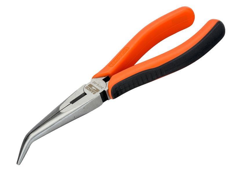 2477G ERGO™ Bent Snipe Nose Pliers 200mm (8in), Bahco