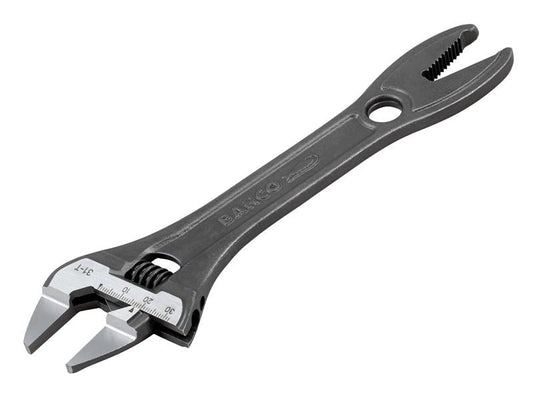 31-T Thin Jaw Adjustable Spanner with Serrated Pipe Jaws, Bahco