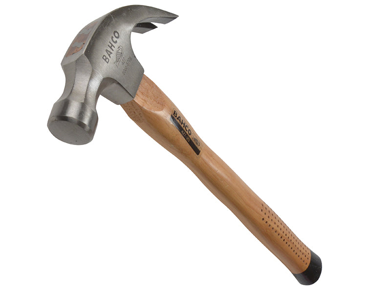 Claw Hammer Hickory Shaft 570g (20oz), Bahco