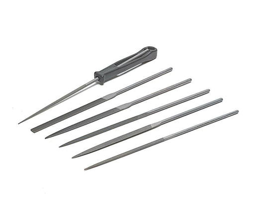 2-470-16-2-0 Needle File Set of 6 Cut 2 Smooth 160mm (6.2in), Bahco