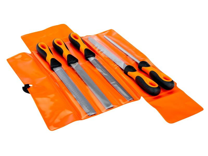 ERGO™ Engineering File & Rasp Set, 5 Piece, Bahco