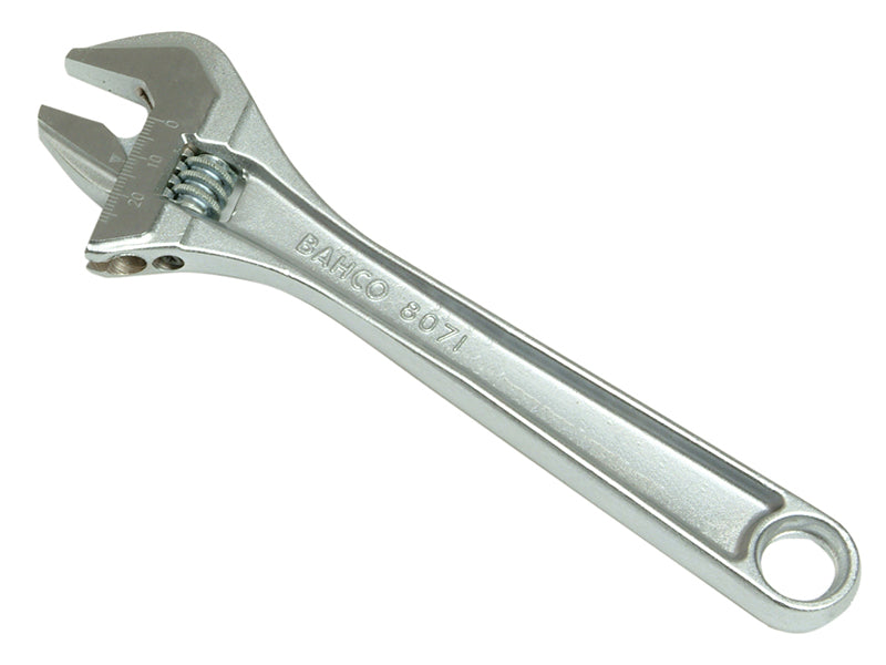 8070c Chrome Adjustable Wrench 150mm (6in), Bahco