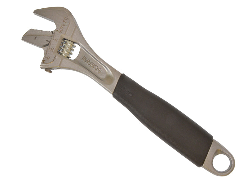 9072PC Chrome ERGO™ Adjustable Wrench Reversible Jaw 250mm (10in), Bahco