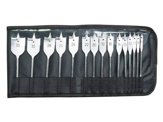 9629 Series Flat Bit Set, 15 Piece, Bahco