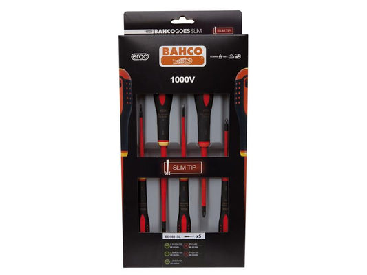 BE-9881 ERGO™ Screwdriver Set, 6 Piece, Bahco